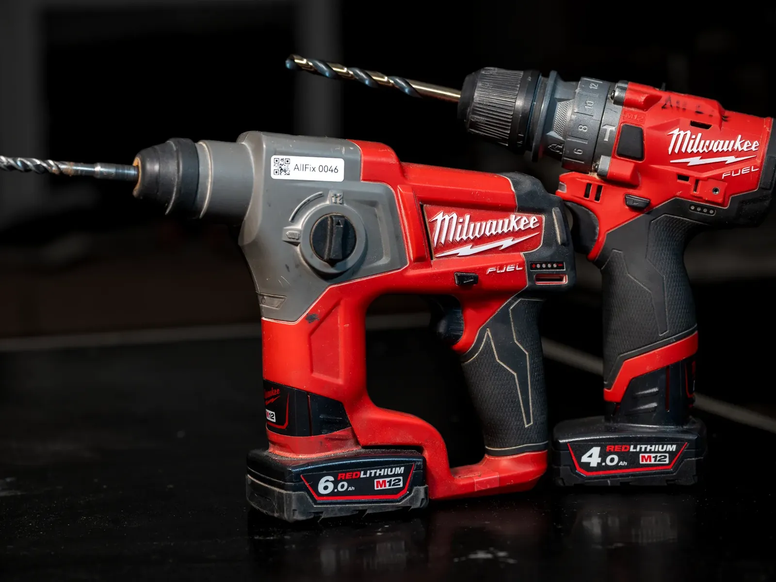 Aku nářadí Milwaukee M12 FUEL — vrtací kladivo a příklepová vrtačka